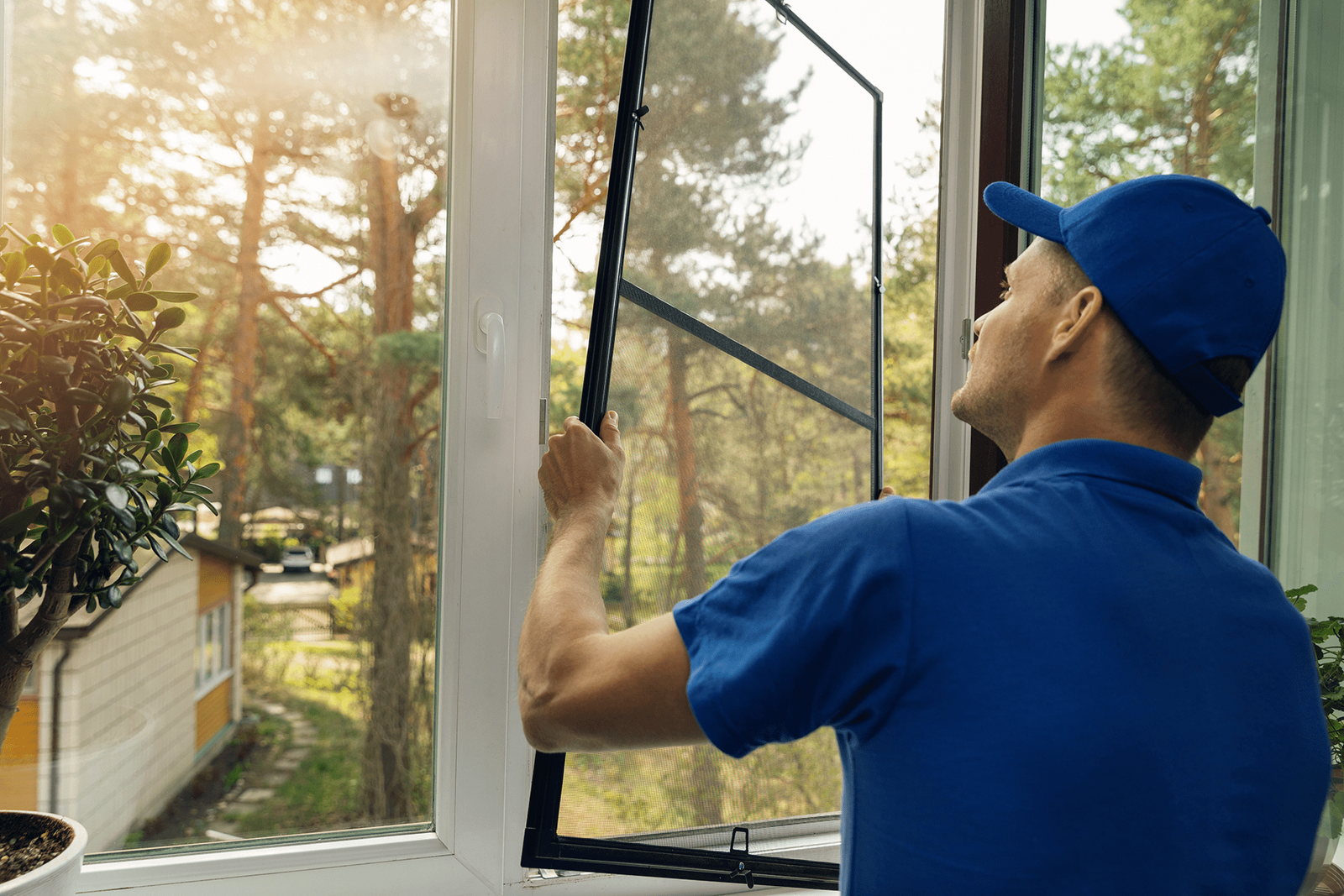 Screen Door and Window Installation